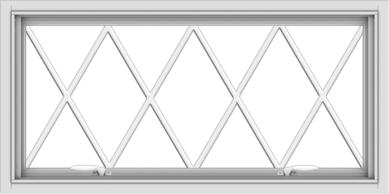 40x20-white-vinyl-push-out-awning-window-without-grids-6 WDMA 40x20 (39.5 x 19.5 inch) White uPVC Vinyl Push out Awning Window without Grids with Diamond Grills