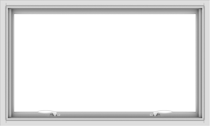 40x24-white-vinyl-push-out-awning-window-without-grids-3 WDMA 40x24 (39.5 x 23.5 inch) White uPVC Vinyl Push out Awning Window without Grids