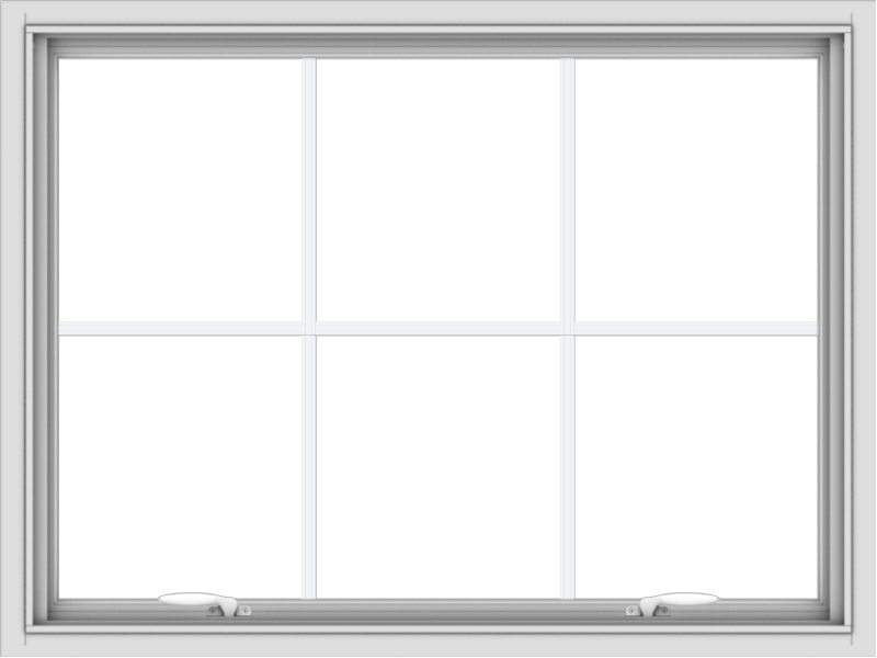 40x30-white-vinyl-push-out-awning-window-without-grids-1 WDMA 40x30 (39.5 x 29.5 inch) White uPVC Vinyl Push out Awning Window with Colonial Grids Interior