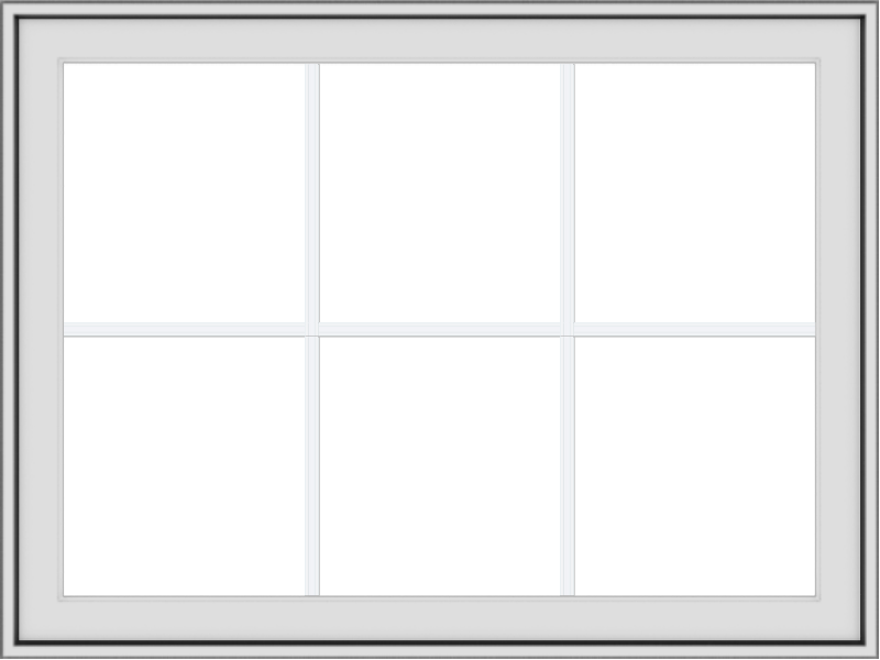 40x30-white-vinyl-push-out-awning-window-without-grids-2 WDMA 40x30 (39.5 x 29.5 inch) White uPVC Vinyl Push out Awning Window with Colonial Grids Exterior