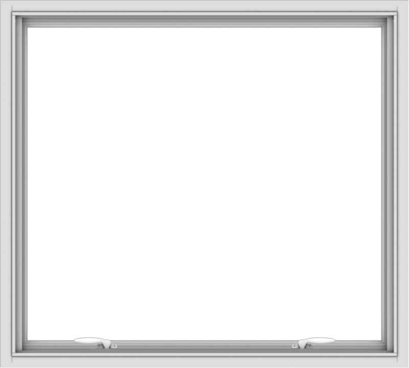 40x36-white-vinyl-push-out-awning-window-without-grids-3 WDMA 40x36 (39.5 x 35.5 inch) White uPVC Vinyl Push out Awning Window without Grids