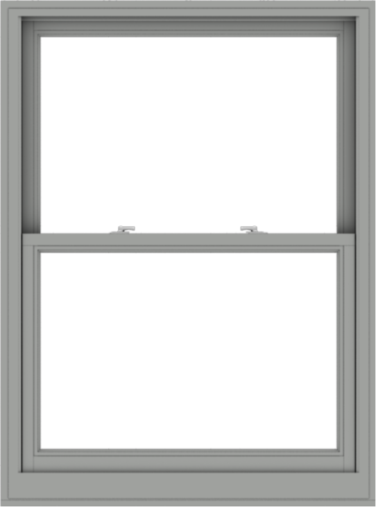 WDMA 40x54 (39.5 x 53.5 inch)  Aluminum Single Double Hung Window without Grids-1