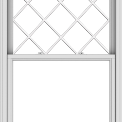 WDMA 40x57 (39.5 x 56.5 inch)  Aluminum Single Double Hung Window with Diamond Grids