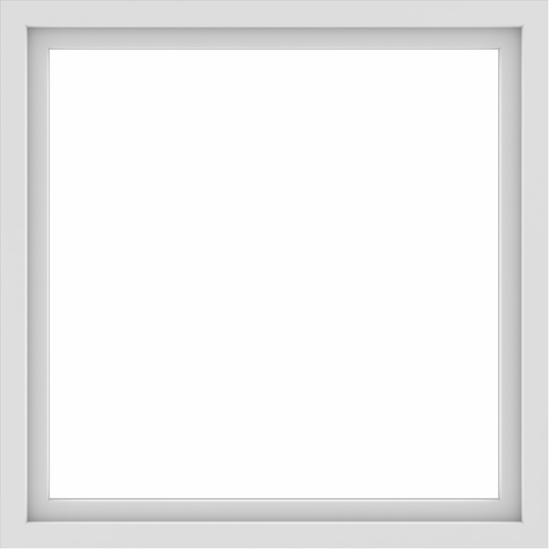 42x42-upvc-picture-window-white-brown-black-without-grids-1 WDMA 42x42 (41.5 x 41.5 inch) Vinyl uPVC White Picture Window without Grids-1