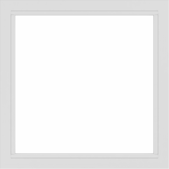 WDMA 42x42 (41.5 x 41.5 inch) Vinyl uPVC White Picture Window without Grids-2