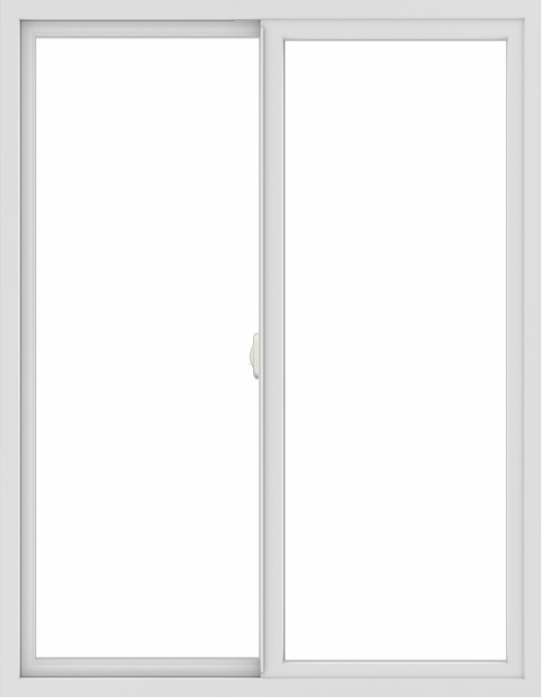 WDMA 42x54 (41.5 x 53.5 inch) Vinyl uPVC White Slide Window without Grids Interior