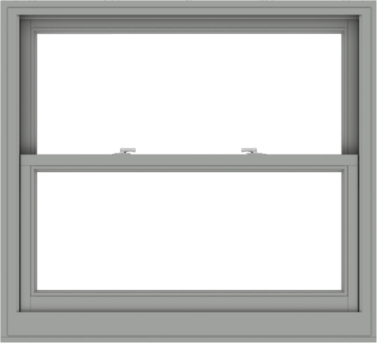 WDMA 44x40 (43.5 x 39.5 inch)  Aluminum Single Double Hung Window without Grids-1