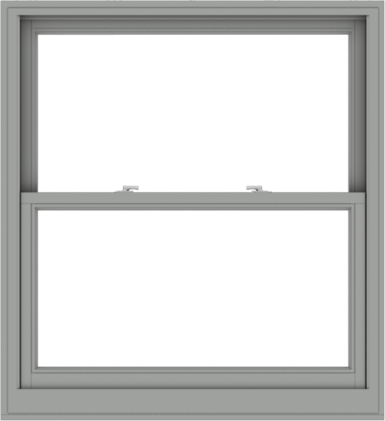 WDMA 44x48 (43.5 x 47.5 inch)  Aluminum Single Double Hung Window without Grids-1