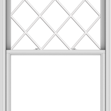 WDMA 44x66 (43.5 x 65.5 inch)  Aluminum Single Double Hung Window with Diamond Grids