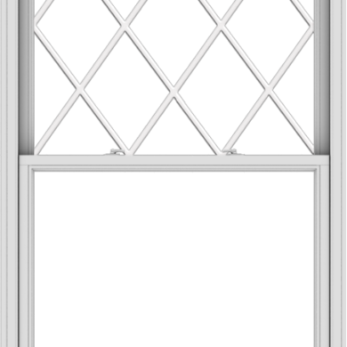 WDMA 44x78 (43.5 x 77.5 inch)  Aluminum Single Double Hung Window with Diamond Grids