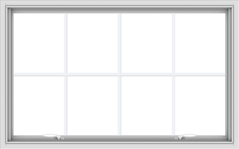 48x30-white-vinyl-push-out-awning-window-without-grids-1 WDMA 48x30 (47.5 x 29.5 inch) White uPVC Vinyl Push out Awning Window with Colonial Grids Interior