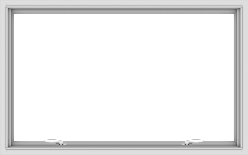 48x30-white-vinyl-push-out-awning-window-without-grids-3 WDMA 48x30 (47.5 x 29.5 inch) White uPVC Vinyl Push out Awning Window without Grids