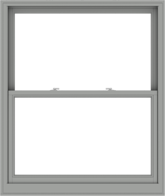 WDMA 48x57 (47.5 x 56.5 inch)  Aluminum Single Double Hung Window without Grids-1