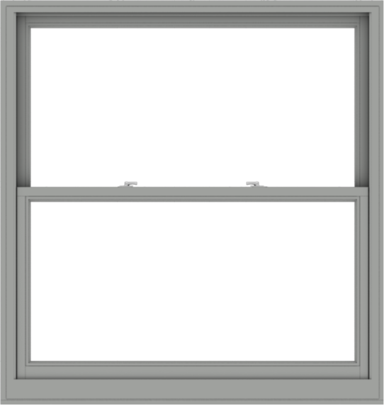 WDMA 54x57 (53.5 x 56.5 inch)  Aluminum Single Double Hung Window without Grids-1