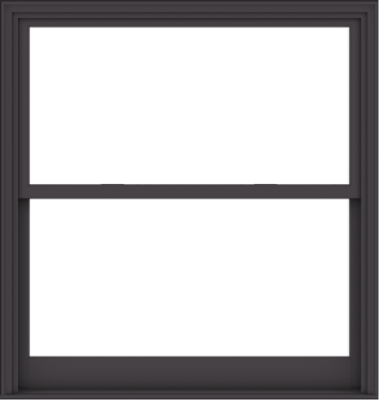 WDMA 54x57 (53.5 x 56.5 inch)  Aluminum Single Hung Double Hung Window without Grids-3