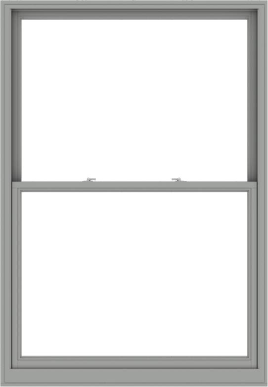 WDMA 54x78 (53.5 x 77.5 inch)  Aluminum Single Double Hung Window without Grids-1