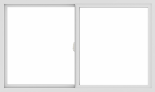 WDMA 60x36 (59.5 x 35.5 inch) Vinyl uPVC White Slide Window without Grids Interior