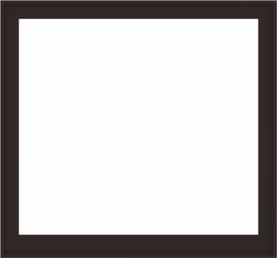 WDMA 60x56 (59.5 x 55.5 inch) Composite Wood Aluminum-Clad Picture Window without Grids-6