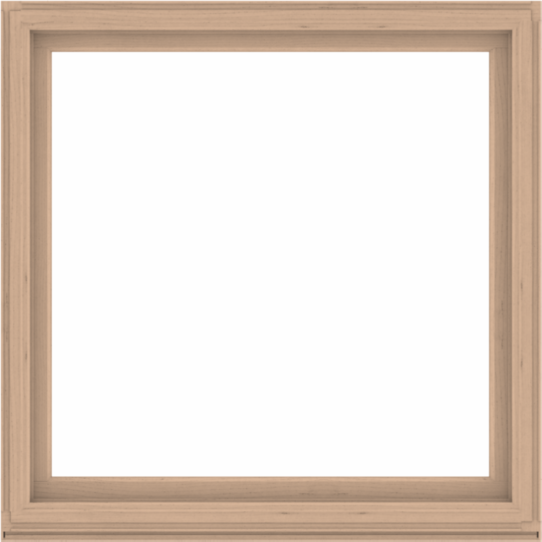 WDMA 60x60 (59.5 x 59.5 inch) Composite Wood Aluminum-Clad Picture Window without Grids-2