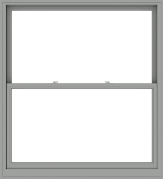 WDMA 60x66 (59.5 x 65.5 inch)  Aluminum Single Double Hung Window without Grids-1