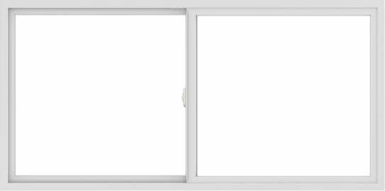 WDMA 72x36 (71.5 x 35.5 inch) Vinyl uPVC White Slide Window without Grids Interior