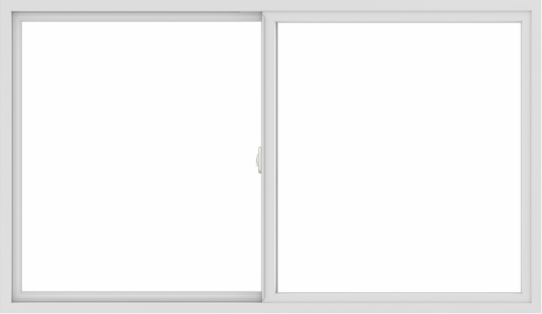WDMA 72x42 (71.5 x 41.5 inch) Vinyl uPVC White Slide Window without Grids Interior