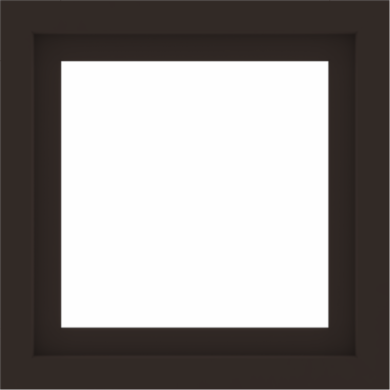 WDMA 24x24 (23.5 x 23.5 inch) Dark Bronze Aluminum Picture Window without Grids Interior