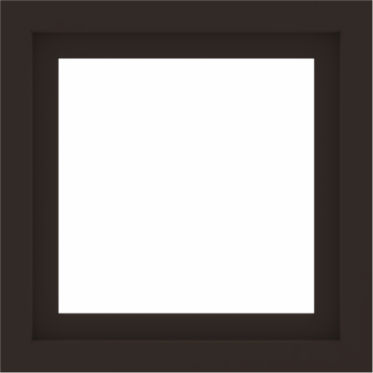 WDMA 24x24 (23.5 x 23.5 inch) Dark Bronze Aluminum Picture Window without Grids Interior