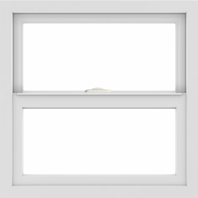 WDMA 24x24 (23.5 x 23.5 inch) White uPVC/Vinyl Single and Double Hung Window without grids interior