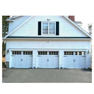 WDMA 16x7 Aluminium Insulated Tempered Glass Garage Door Price