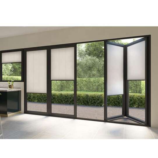 WDMA Air Tight Exterior Veranda Large Opening Big Aluminium Patio Bi Folding Stacking Doors