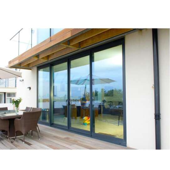 ESWDA Aluminium Alloy Anti Theft Luxury Energy Rating Sliding Door For