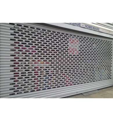 WDMA Aluminium Alloy Carport Roller Shutter Door Remote Control Perforated Roller Shutter Door