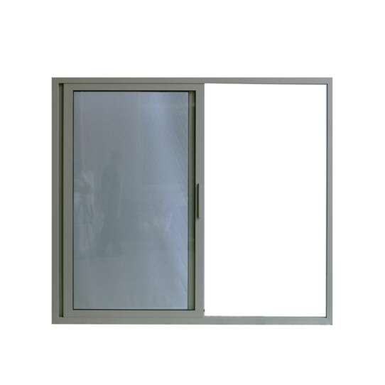 WDMA Aluminium Alloy Sliding Tempered Glass Office Front Window Door With Grill Design Price