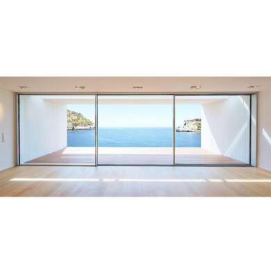 WDMA Aluminium Commercial As2047 And As2208 Heavy Duty Glass Sliding Door