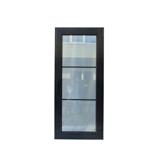 WDMA Aluminium Extrusion Office Casement Swing Stained Tinted Door With Glass In Sri Lanka Price