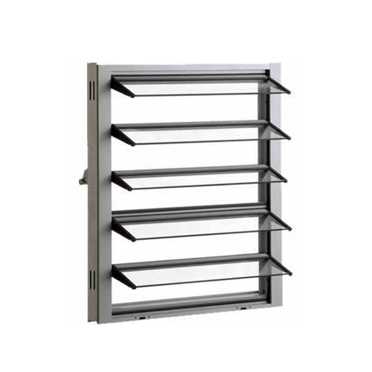 ESWDA Aluminium Fixed Panel Glass Jalousie Single Pane Metal Window