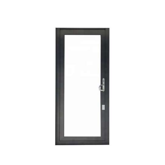 China WDMA Aluminium Interior Frosted Tempered Glass Interior Swing Door For Bathroom Entry Design Price India