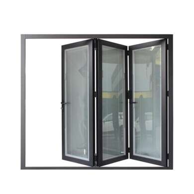 WDMA Aluminum Bi Fold Entrance Door For External Price