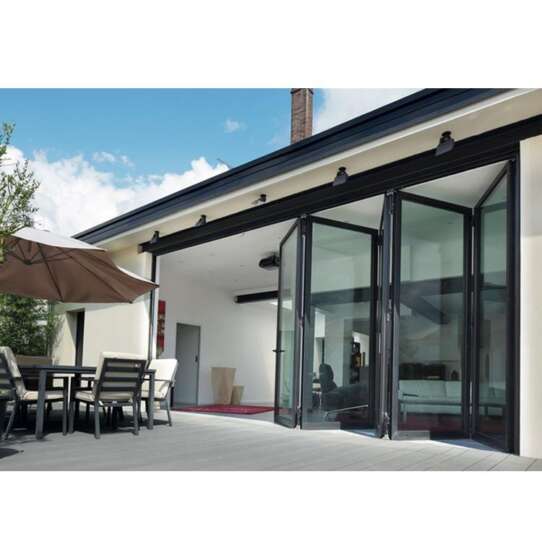 China WDMA folding patio doors Aluminum Folding Doors