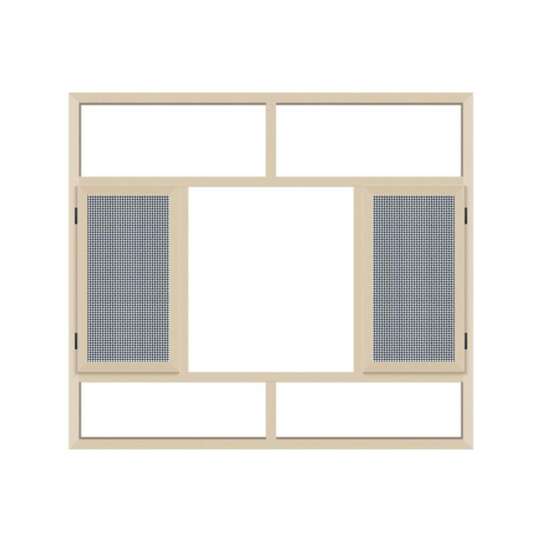 WDMA Aluminum Door Window With Mosquito Net Price For Nepal Market