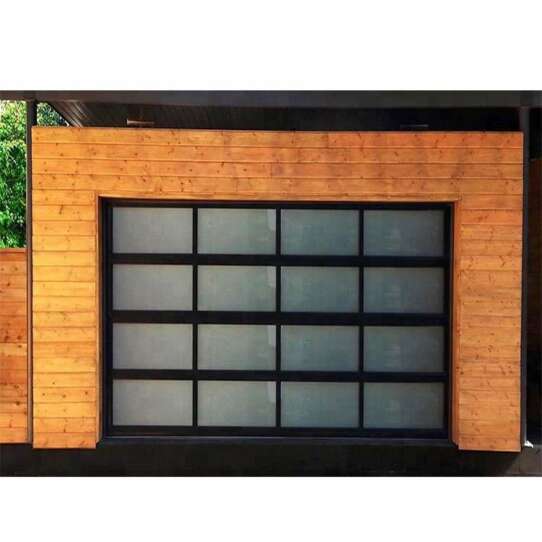 WDMA Aluminum Glass Panel Garage Roller Door Remote Control Automatic Hardware