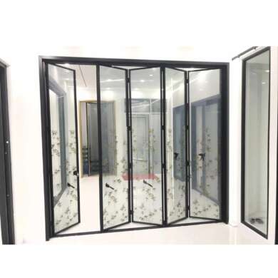 WDMA Aluminum Luxury Partition Wall Lowes Glass Interior Folding Doors