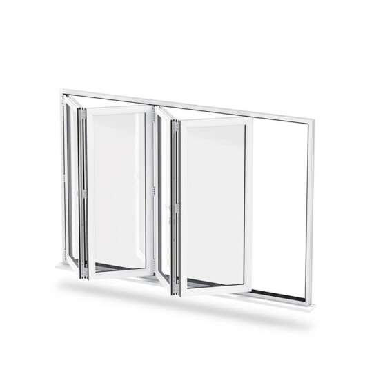 China WDMA vertical hinged window Aluminum Folding Window