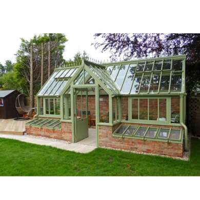 WDMA Aluminum Sunroom Portable Garden Glass House