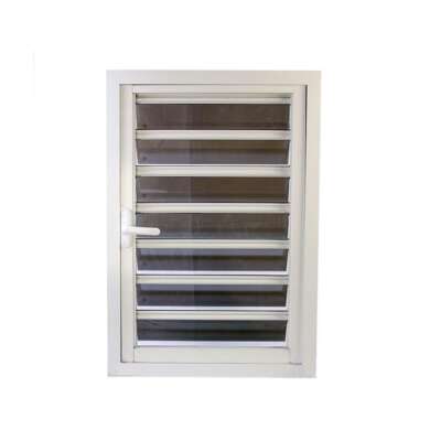 WDMA Anodized Aluminium Window With Glass Shutter For Balcony