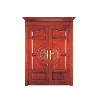 WDMA Antique American Double Leaf Teak Solid Wood Main Door Carving Design Models With Photos