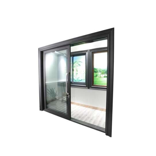 WDMA aluminum glass sliding doors