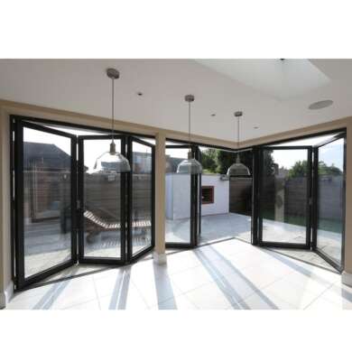 WDMA Australian Standards Durable Low-E Double Glazed Aluminium Bifold Door