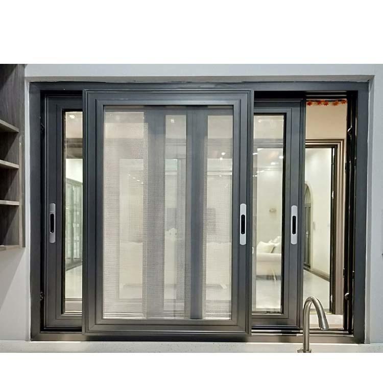 ESWDA Brown Pvc Sliding Glass Window Price Philippines EuroSino